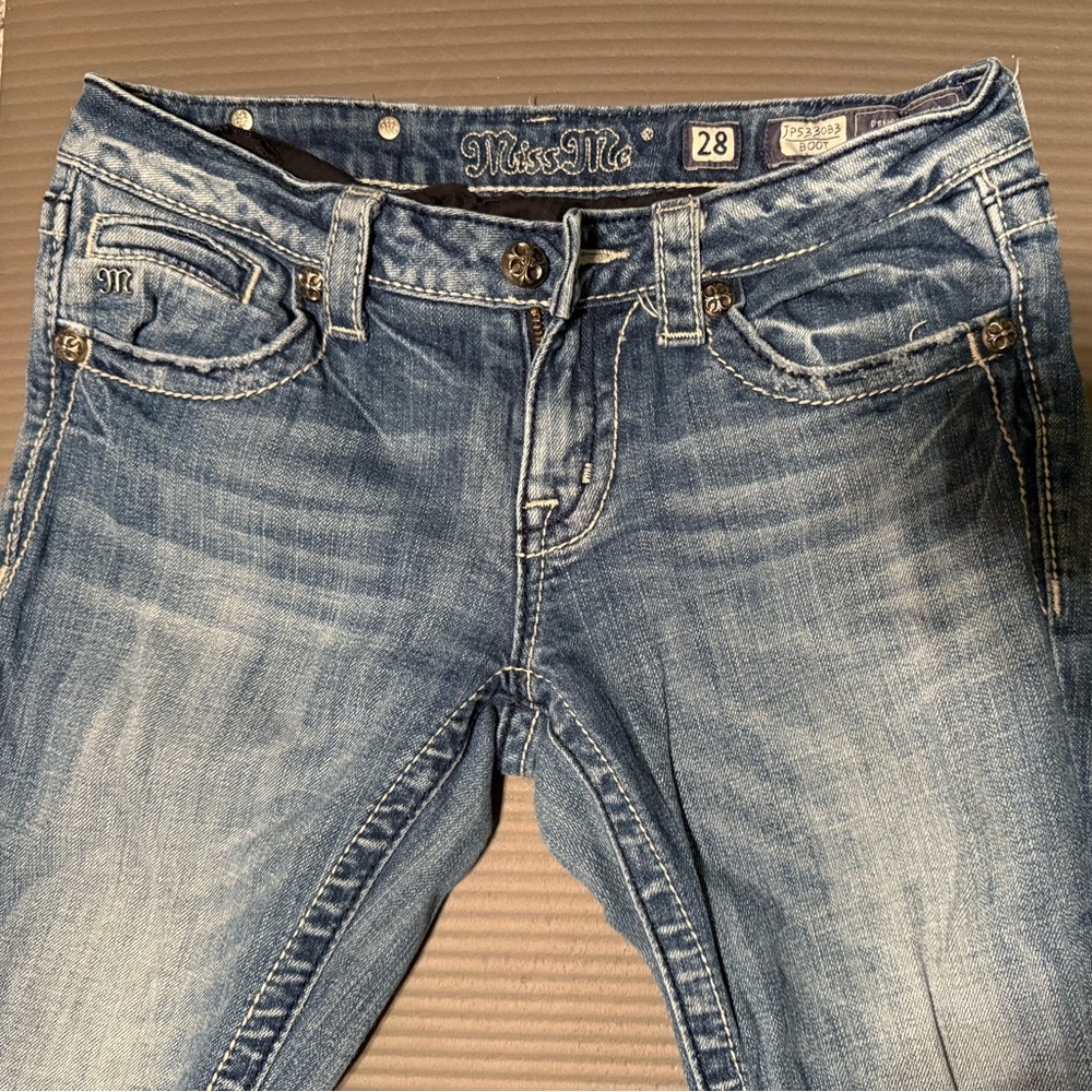 Miss Me Distressed Denim Jeans